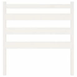 VidaXL Tête de lit Blanc 96x4x100 cm Bois massif de pin -Têtes et pieds de lit Soldes image 4 818401