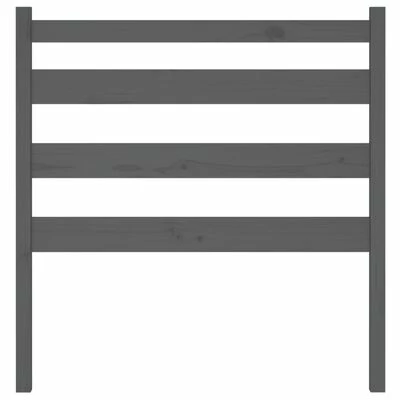 VidaXL Tête de lit Gris 96x4x100 cm Bois massif de pin 6 VidaXL Tête de lit Gris 96x4x100 cm Bois massif de pin – Image 4