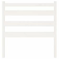 VidaXL Tête de lit Blanc 106x4x100 cm Bois massif de pin -Têtes et pieds de lit Soldes image 4 818406
