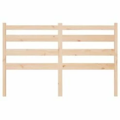 VidaXL Tête de lit 166x4x100 cm Bois massif de pin -Têtes et pieds de lit Soldes image 4 818430