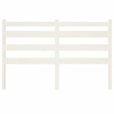 VidaXL Tête de lit Blanc 166x4x100 cm Bois massif de pin 6 VidaXL Tête de lit Blanc 166x4x100 cm Bois massif de pin – Image 4