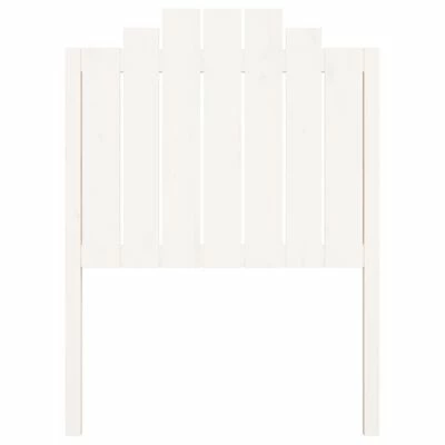 VidaXL Tête de lit Blanc 81x4x110 cm Bois massif de pin 6 VidaXL Tête de lit Blanc 81x4x110 cm Bois massif de pin – Image 4