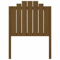VidaXL Tête de lit Marron miel 81x4x110 cm Bois massif de pin -Têtes et pieds de lit Soldes image 4 818448