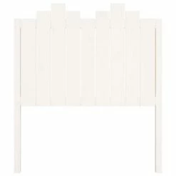 VidaXL Tête de lit Blanc 96x4x110 cm Bois massif de pin -Têtes et pieds de lit Soldes image 4 818451