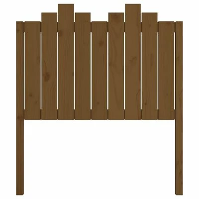 VidaXL Tête de lit Marron miel 96x4x110 cm Bois massif de pin 6 VidaXL Tête de lit Marron miel 96x4x110 cm Bois massif de pin – Image 4