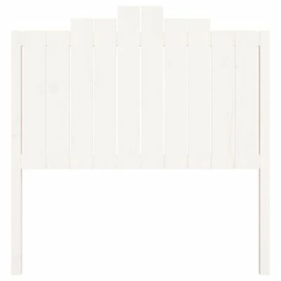 VidaXL Tête de lit Blanc 106x4x110 cm Bois massif de pin 6 VidaXL Tête de lit Blanc 106x4x110 cm Bois massif de pin – Image 4