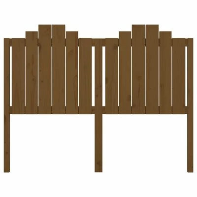 VidaXL Tête de lit Marron miel 141x4x110 cm Bois massif de pin 6 VidaXL Tête de lit Marron miel 141x4x110 cm Bois massif de pin – Image 4