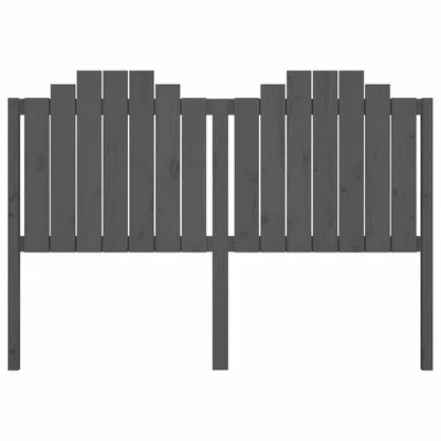 VidaXL Tête de lit Gris 166x4x110 cm Bois massif de pin 6 VidaXL Tête de lit Gris 166x4x110 cm Bois massif de pin – Image 4