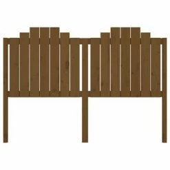 VidaXL Tête de lit Marron miel 166x4x110 cm Bois massif de pin -Têtes et pieds de lit Soldes image 4 818483