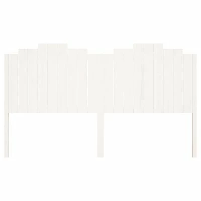 VidaXL Tête de lit Blanc 186x4x110 cm Bois massif de pin 6 VidaXL Tête de lit Blanc 186x4x110 cm Bois massif de pin – Image 4