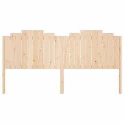 VidaXL Tête de lit 206x4x110 cm Bois massif de pin -Têtes et pieds de lit Soldes image 4 818490