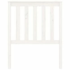 VidaXL Tête de lit Blanc 81x6x101 cm Bois massif de pin -Têtes et pieds de lit Soldes image 4 818496