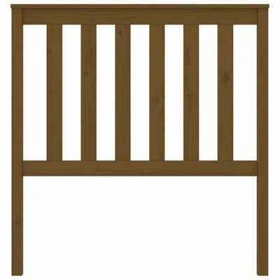 VidaXL Tête de lit Marron miel 96x6x101 cm Bois massif de pin 6 VidaXL Tête de lit Marron miel 96x6x101 cm Bois massif de pin – Image 4