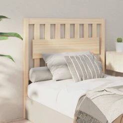 VidaXL Tête de lit 105,5x4x100 cm Bois massif de pin -Têtes et pieds de lit Soldes image 4 818555