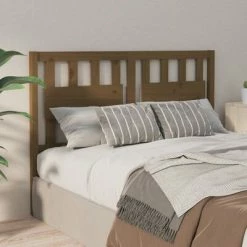 VidaXL Tête de lit Marron miel 140,5x4x100 cm Bois massif de pin 11 VidaXL Tête de lit Marron miel 140,5x4x100 cm Bois massif de pin -Têtes et pieds de lit Soldes image 4 818568