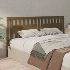 VidaXL Tête de lit Marron miel 205,5x4x100 cm Bois massif de pin 11 VidaXL Tête de lit Marron miel 205,5x4x100 cm Bois massif de pin -Têtes et pieds de lit Soldes image 4 818593