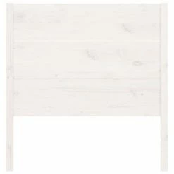 VidaXL Tête de lit Blanc 81x4x100 cm Bois massif de pin -Têtes et pieds de lit Soldes image 4 818696