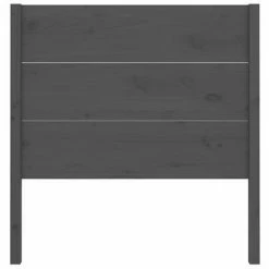 VidaXL Tête de lit Gris 96x4x100 cm Bois massif de pin 11 VidaXL Tête de lit Gris 96x4x100 cm Bois massif de pin -Têtes et pieds de lit Soldes image 4 818702