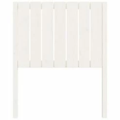 VidaXL Tête de lit Blanc 80,5x4x100 cm Bois massif de pin -Têtes et pieds de lit Soldes image 4 818846