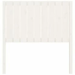 VidaXL Tête de lit Blanc 95,5x4x100 cm Bois massif de pin -Têtes et pieds de lit Soldes image 4 818851