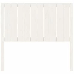 VidaXL Tête de lit Blanc 105,5x4x100 cm Bois massif de pin -Têtes et pieds de lit Soldes image 4 818856