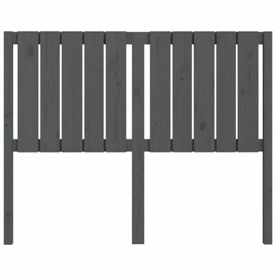 VidaXL Tête de lit Gris 125,5x4x100 cm Bois massif de pin 6 VidaXL Tête de lit Gris 125,5x4x100 cm Bois massif de pin – Image 4