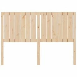 VidaXL Tête de lit 140,5x4x100 cm Bois massif de pin -Têtes et pieds de lit Soldes image 4 818865