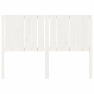 VidaXL Tête de lit Blanc 140,5x4x100 cm Bois massif de pin 6 VidaXL Tête de lit Blanc 140,5x4x100 cm Bois massif de pin – Image 4