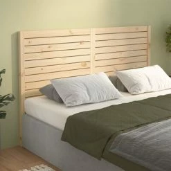 VidaXL Tête de lit 126x4x100 cm Bois massif de pin -Têtes et pieds de lit Soldes image 4 819010