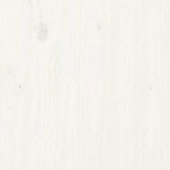 VidaXL Tête de lit Blanc 143,5x3x81 cm Bois massif de pin -Têtes et pieds de lit Soldes image 4 819121