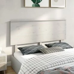 VidaXL Tête de lit Blanc 164x6x82,5 cm Bois massif de pin 11 VidaXL Tête de lit Blanc 164x6x82,5 cm Bois massif de pin -Têtes et pieds de lit Soldes image 4 819181