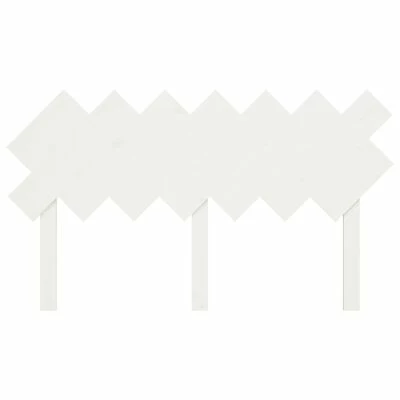 VidaXL Tête de lit Blanc 141x3x80,5 cm Bois massif de pin 6 VidaXL Tête de lit Blanc 141x3x80,5 cm Bois massif de pin – Image 4