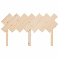 VidaXL Tête de lit 151,5x3x81 cm Bois massif de pin -Têtes et pieds de lit Soldes image 4 819225