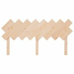 VidaXL Tête de lit 159,5x3x80,5 cm Bois massif de pin -Têtes et pieds de lit Soldes image 4 819230