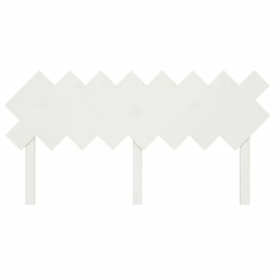 VidaXL Tête de lit Blanc 159,5x3x80,5 cm Bois massif de pin 6 VidaXL Tête de lit Blanc 159,5x3x80,5 cm Bois massif de pin – Image 4