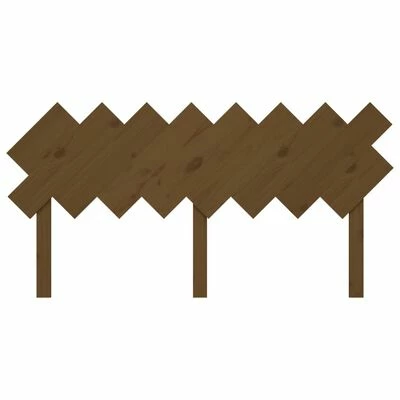 VidaXL Tête de lit Marron miel 159,5x3x80,5 cm Bois massif de pin 6 VidaXL Tête de lit Marron miel 159,5x3x80,5 cm Bois massif de pin – Image 4