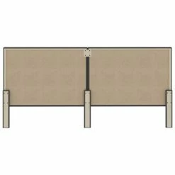 VidaXL Tête de lit Gris foncé Tissu 200x200 cm 12 VidaXL Tête de lit Gris foncé Tissu 200x200 cm -Têtes et pieds de lit Soldes image 5 287471