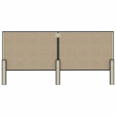 VidaXL Tête de lit Gris foncé Tissu 200x200 cm 7 VidaXL Tête de lit Gris foncé Tissu 200x200 cm – Image 5