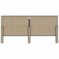 VidaXL Tête de lit touffetée Gris foncé Tissu 200x200 cm 12 VidaXL Tête de lit touffetée Gris foncé Tissu 200x200 cm -Têtes et pieds de lit Soldes image 5 287475