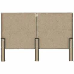 VidaXL Tête de lit Gris foncé Tissu 140x200 cm -Têtes et pieds de lit Soldes image 5 287476