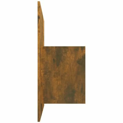 VidaXL Tête de lit avec armoires Chêne fumé Bois d'ingénierie 7 VidaXL Tête de lit avec armoires Chêne fumé Bois d'ingénierie – Image 5