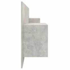 VidaXL Tête de lit avec armoires Gris béton Bois d'ingénierie -Têtes et pieds de lit Soldes image 5 3115735