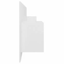 VidaXL Tête de lit avec armoires Blanc Bois d'ingénierie -Têtes et pieds de lit Soldes image 5 3115740