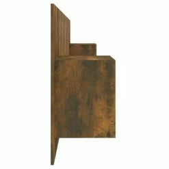 VidaXL Tête de lit avec armoires Chêne fumé Bois d'ingénierie 12 VidaXL Tête de lit avec armoires Chêne fumé Bois d'ingénierie -Têtes et pieds de lit Soldes image 5 3115745