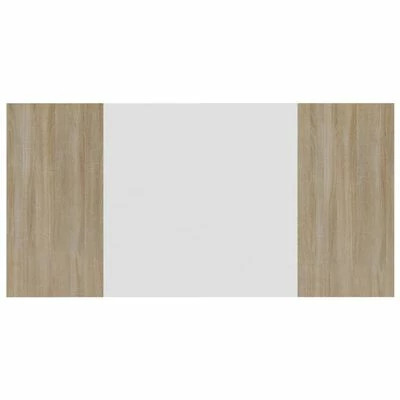 VidaXL Tête de lit Blanc chêne sonoma 160x1,5x80 cm Bois d'ingénierie 7 VidaXL Tête de lit Blanc chêne sonoma 160x1,5x80 cm Bois d'ingénierie – Image 5