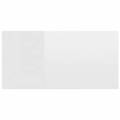 VidaXL Tête de lit Blanc brillant 160x1,5x80 cm Bois d'ingénierie 12 VidaXL Tête de lit Blanc brillant 160x1,5x80 cm Bois d'ingénierie -Têtes et pieds de lit Soldes image 5 811040