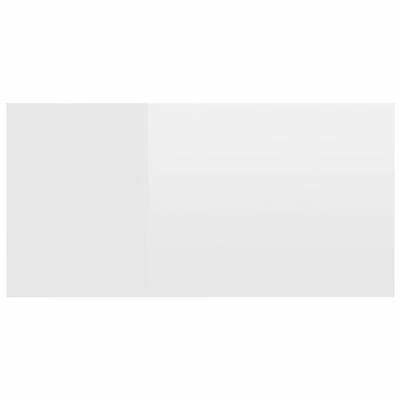 VidaXL Tête de lit Blanc brillant 160x1,5x80 cm Bois d'ingénierie 7 VidaXL Tête de lit Blanc brillant 160x1,5x80 cm Bois d'ingénierie – Image 5