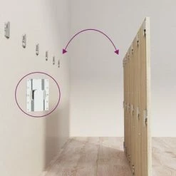 VidaXL Tête de lit Chêne sonoma 200x1,5x80 cm Bois d'ingénierie -Têtes et pieds de lit Soldes image 5 811046