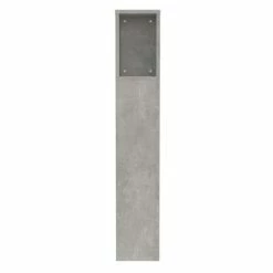 VidaXL Armoire de tête de lit Gris béton 100x18,5x104,5 cm -Têtes et pieds de lit Soldes image 5 811911