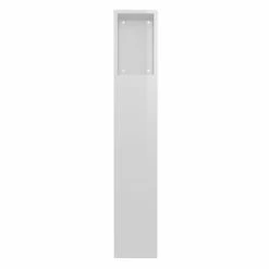 VidaXL Armoire de tête de lit Blanc brillant 100x18,5x104,5 cm -Têtes et pieds de lit Soldes image 5 811913